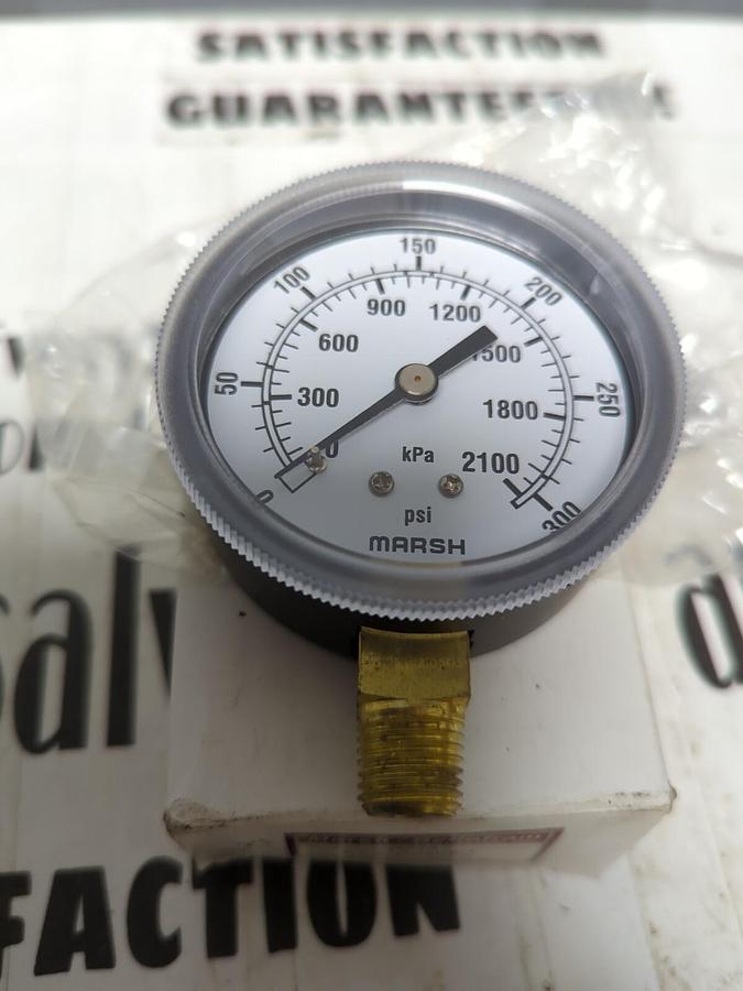 MARSH BELLOFRAM,J4658,SEVERE SERVICE GAUGE 2.5 STD 1/4 INCH NPT NOS