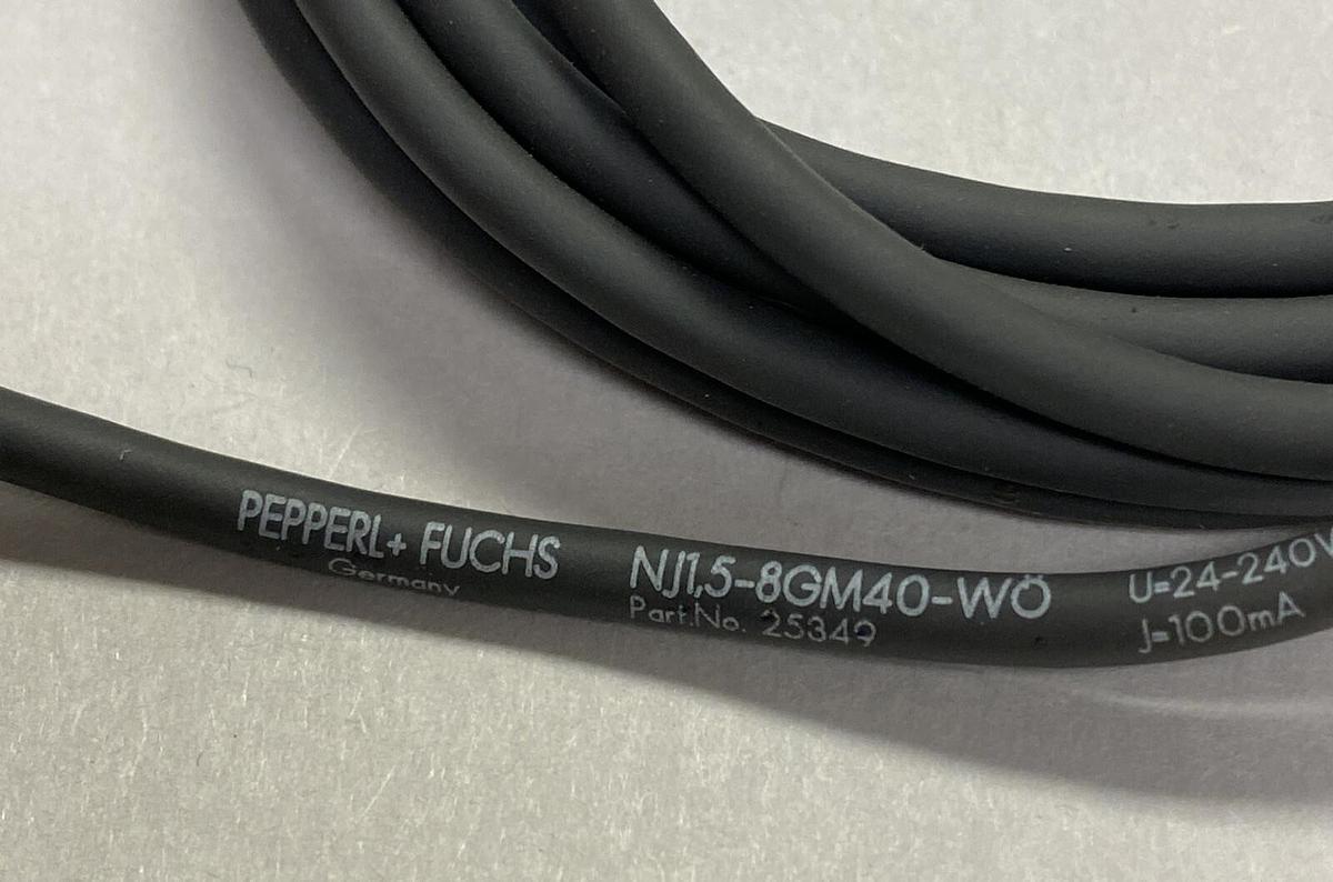 PEPPERL & FUCHS,NJ1.5-8GM40-WO,PROXIITY SENSOR NOS