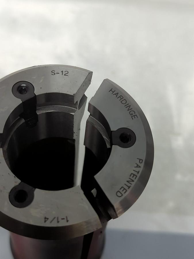 Used HARDING,S-12,ACME GRID SPLIT COLLET 1-1/4 INCH PRE-OWNED