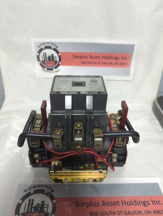 Used WESTINGHOUSE,A200K3C,MOTOR STARTER 90 AMP SIZE 3 STYLE 276A284G01 PRE-OWNED