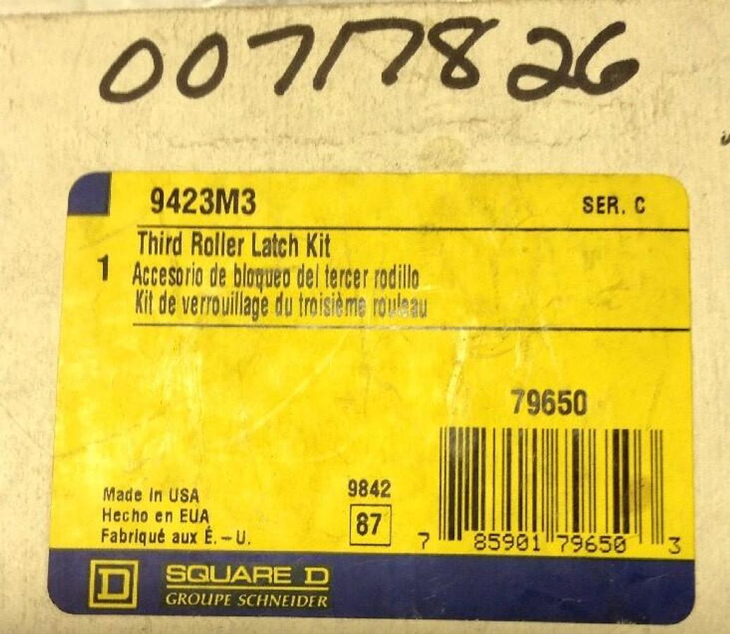 Square D,9423M3,Series C Third Roller Latch Kit LOT OF 3
