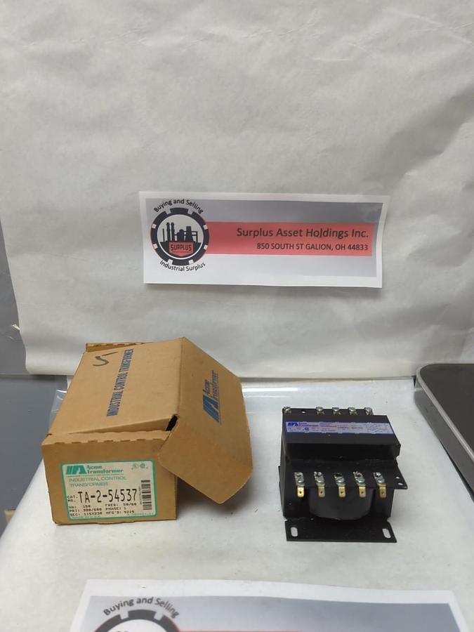 ACME,TA-2-54537,INDUSTRIAL CONTROL TRANSFORMER VA:150 1-PHASE NOS