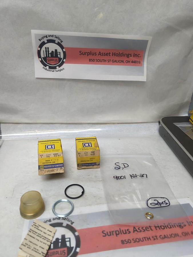 SQUARE D,9001 KU-27,PROTECTIVE CAP LOT OF 2 NOS