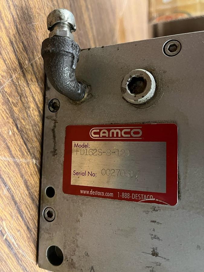 Used CAMCO,FD162S-8-120,MECHANICAL INDEXER SHAFTS 1.25" AND 7/8"