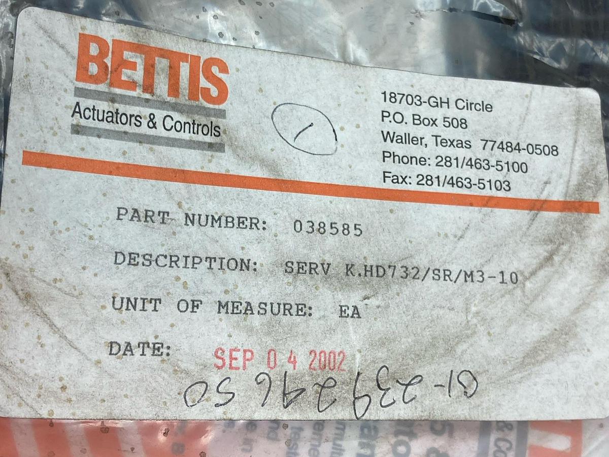 Used Bettis,038504,Service Kit