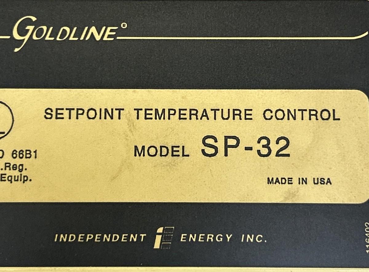 Used GOLDLINE,SP-32,SETPOINT TEMPERATURE CONTROL