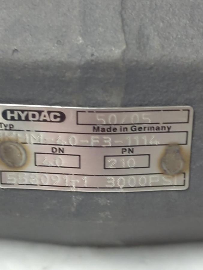 HYDAC,KHM-40-F3-1114,BALL VALVE 1-1/2 INCH WITH HANDLE NOS