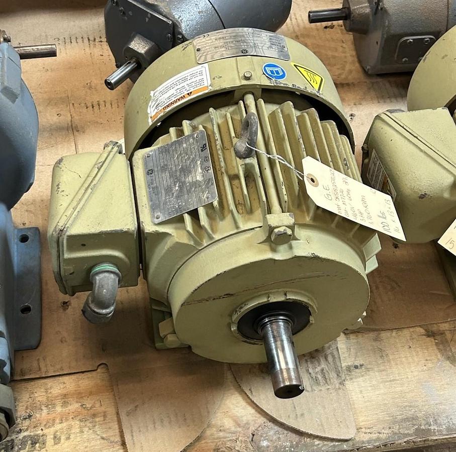 Used GE,5KS182ST205,MOTOR 3HP 230/460V 1760RPM 3PH 182T FRAME
