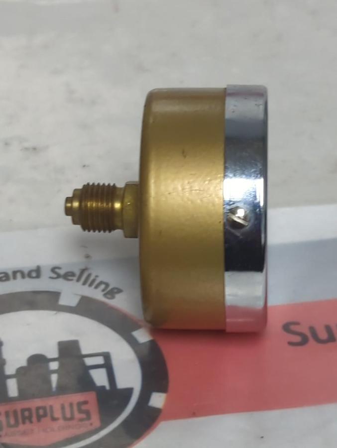 Used GEGA,0-2.5,GAUGE 0-2.5 BAR/0-.25 MPa 2-1/2 IN FACE PRE-OWNED