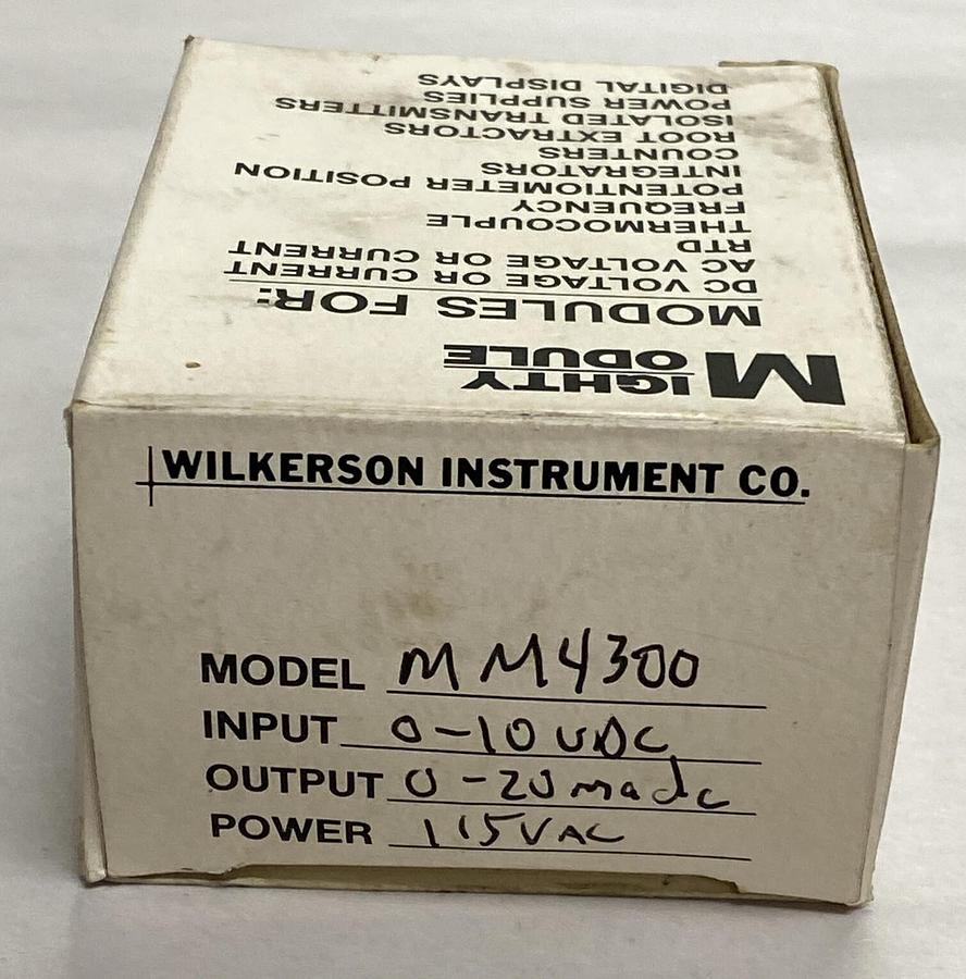 WILKERSON INSTR CO,MM4300,MIGHTY MODULE TRANSMITTER NOS