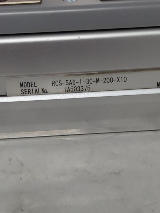 Used ROBO CYLINDER,RCS-SA6-I-30-M-200-X10,LINEAR ACTUATOR PRE-OWNED