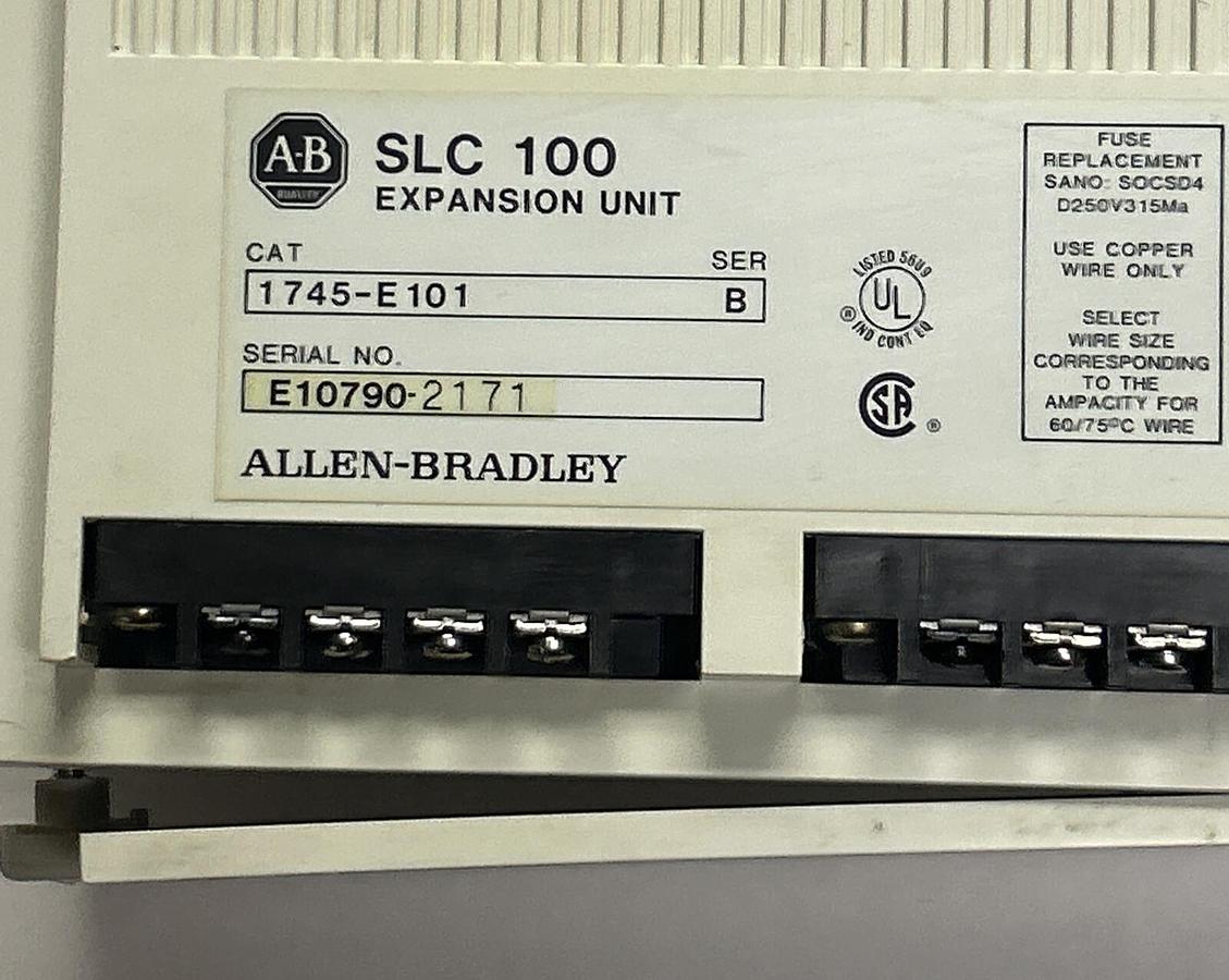 Used ALLEN BRADLEY,1745-E101,PLC EXPANSION UNIT