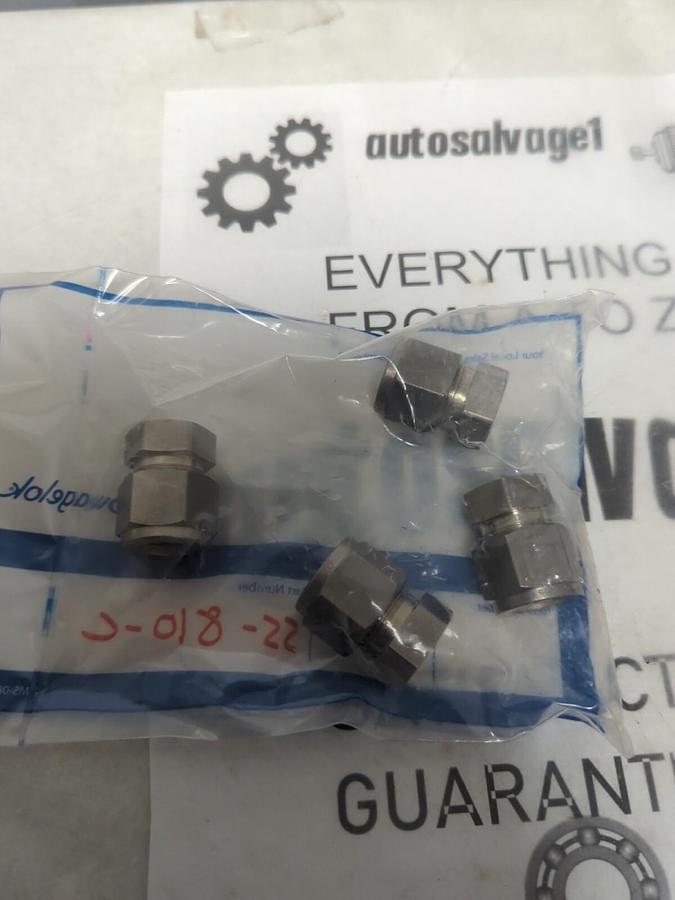 SWAGELOK,SS-810-C,FITTING CAP 1/2 INCH LOT OF 4 NEW