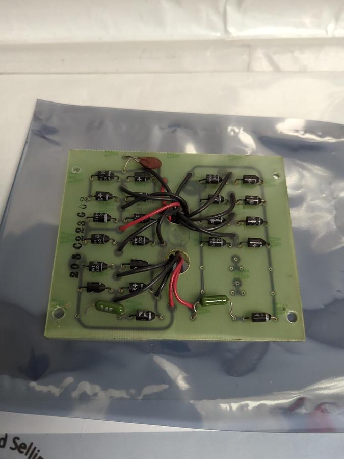 Used WESTINGHOUSE,205C223G02,CIRCUIT BOARD PRE-OWNED