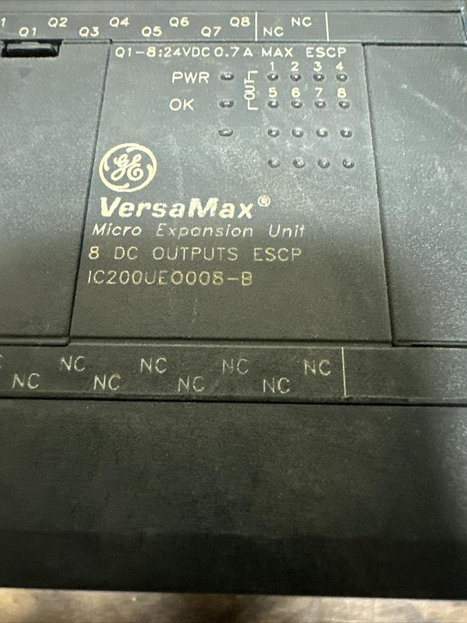Used GE VersaMax,IC200UE0008-B,Micro Expansion Unit