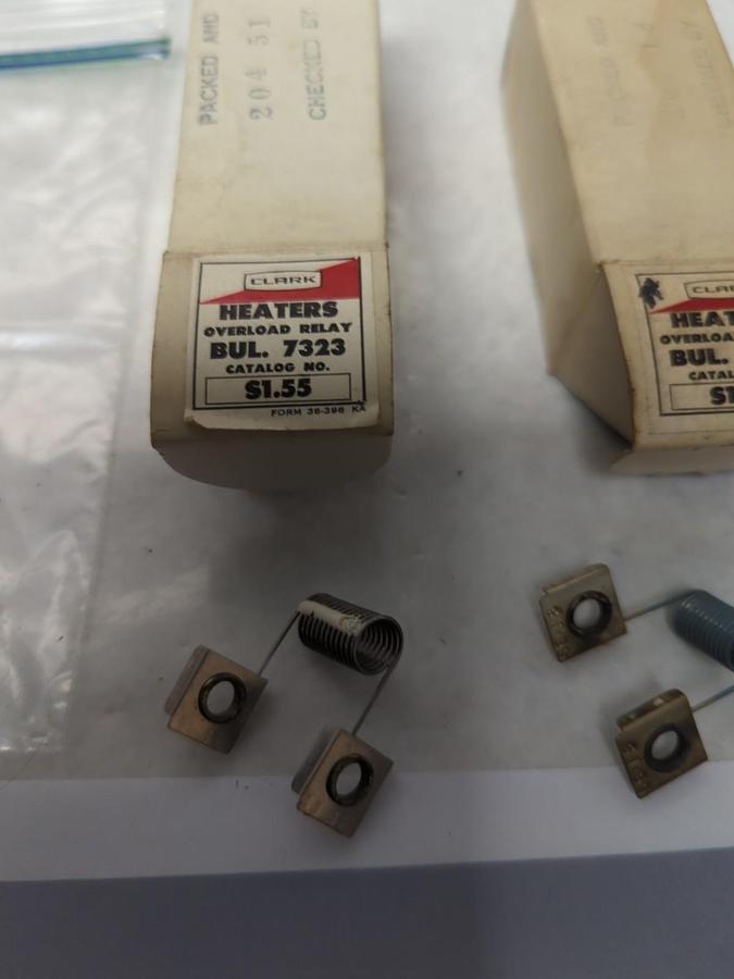 JOSLYN CLARK,S1.55,OVERLOAD HEATER ELEMENT LOT OF 2 NOS