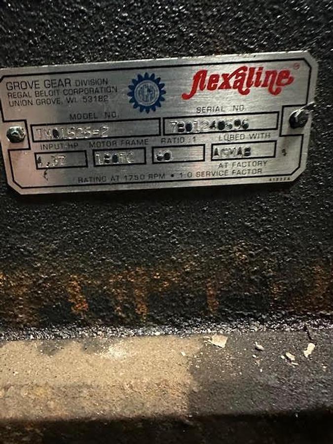 Used Flexaline TM-1525-2 Gearbox