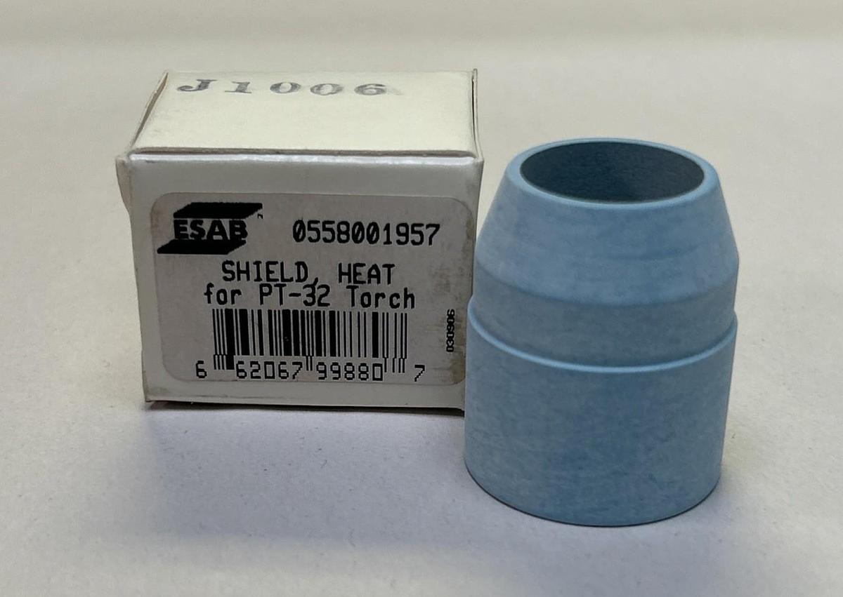 Used ESAB,0558001957,HEAT SHIELD FOR PT-32 TORCH NOS