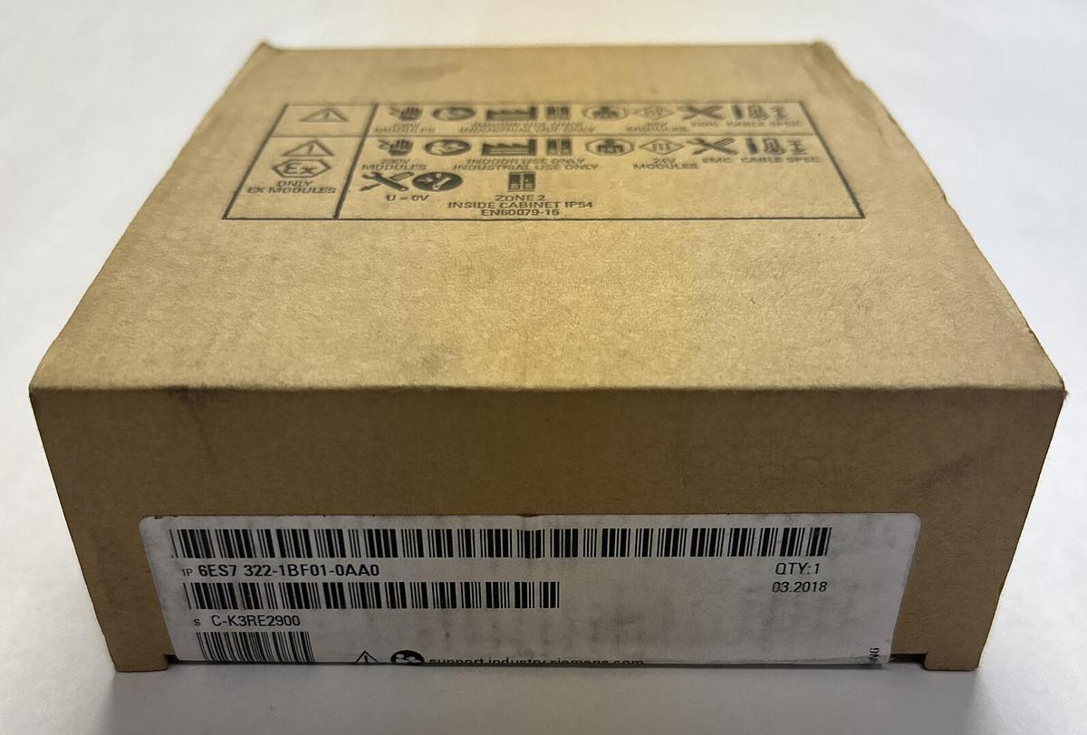 Used SIEMENS,6ES7322-1BF01-0AA0,OUTPUT MODULE NEW SEALED