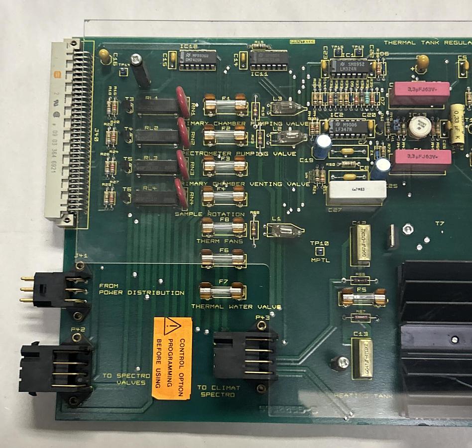 Used PRINTELECT,5930088-3,THERMAL TANK REGULATION BOARD