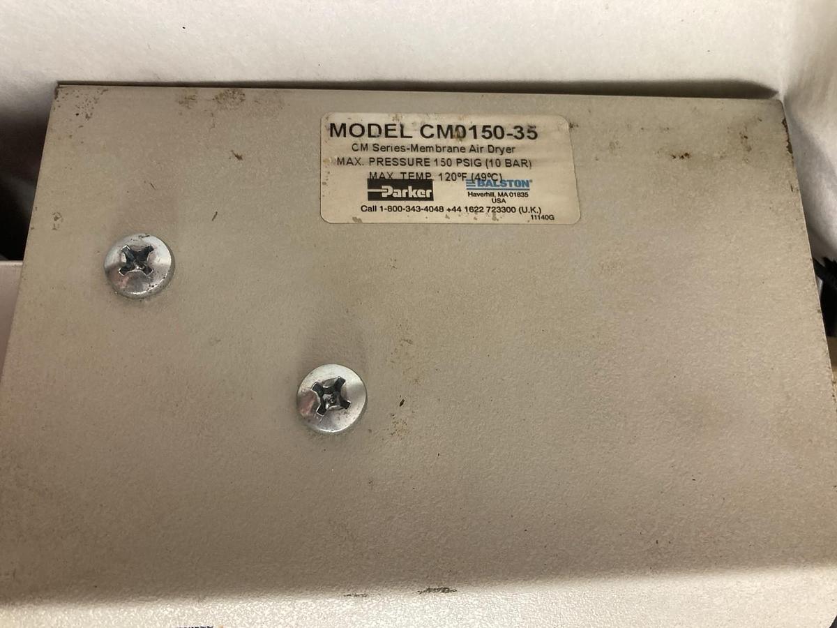Used Parker,CM0150-35,CM Series-Membrane Air Dry 150 PSIG (10 Bar)