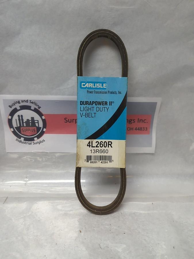 CARLISLE,4L260R,DURAPOWER LIGHT DUTY V-BELT NOS