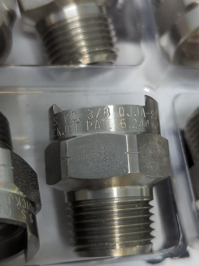 SPRAYING SYSTEMS,3/8 QJJA-SS,QUICK-JET BODY LOT OF 20 NOS