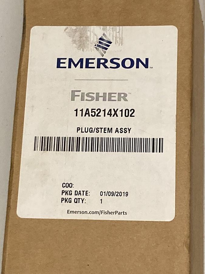 Emerson Fisher,11A5214X102,Plug/Stem Assembly