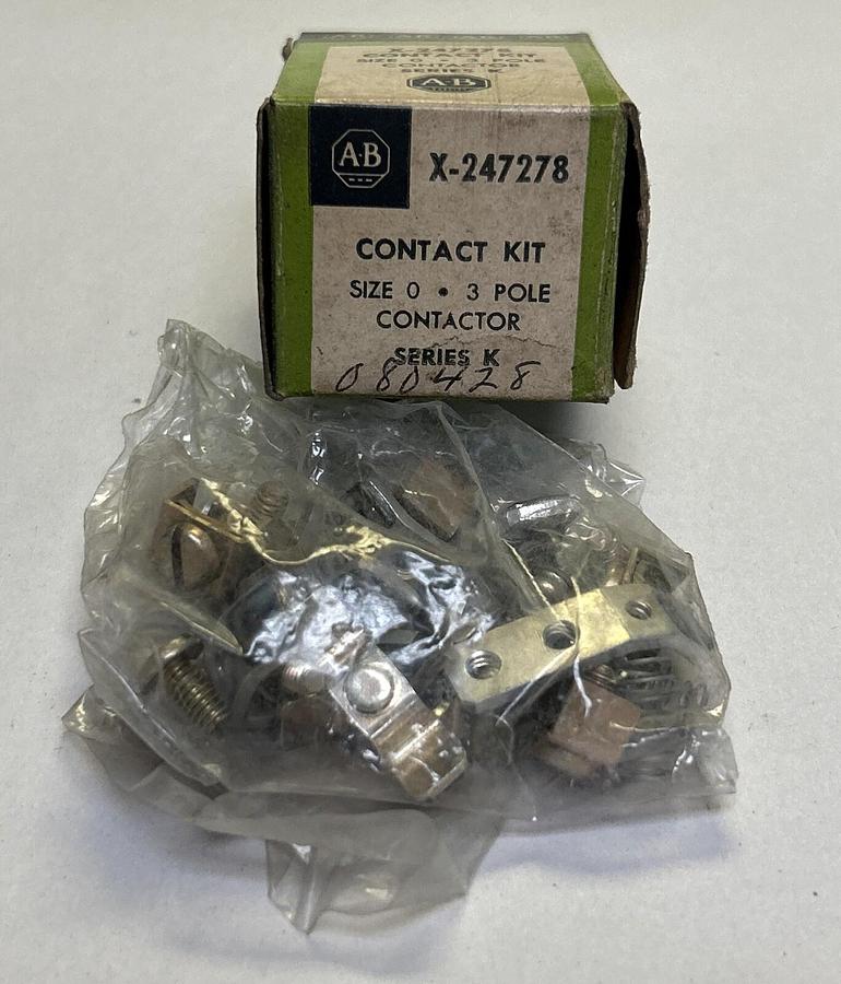 ALLEN BRADLEY,X-247278,CONTACT KIT SIZE 0 3P NOS