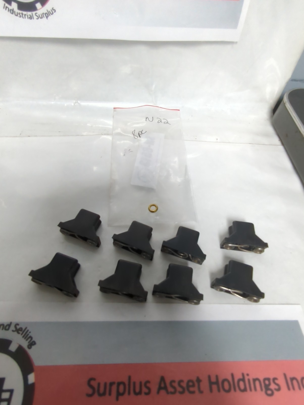 Used ALLEN BRADLEY,N22,THERMAL OVERLOAD PROTECTION HEATER ELEMENT LOT OF 8 PRE-OWNED