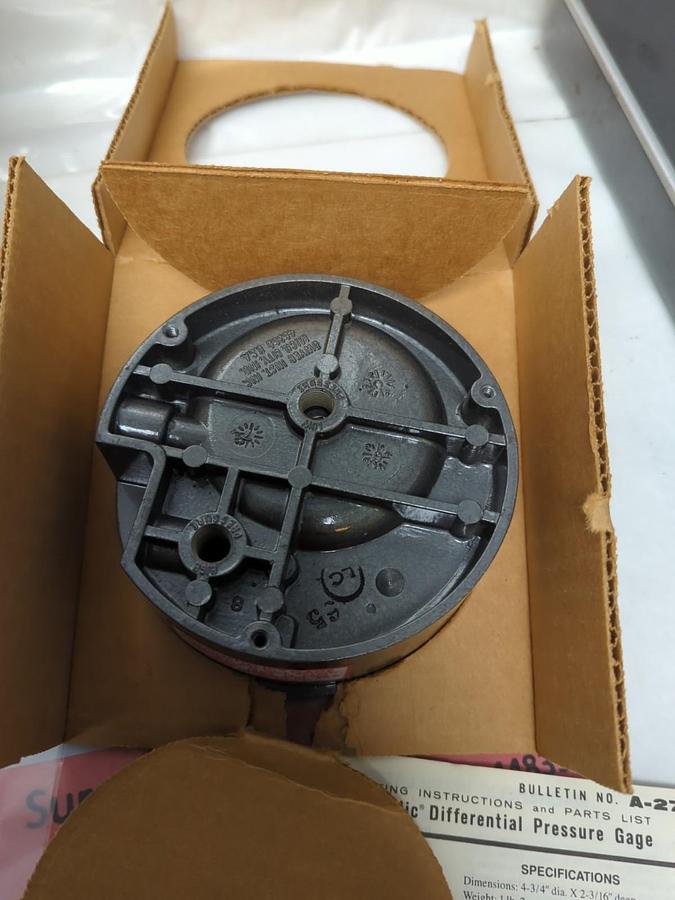 DWYER,2025,MAGNEHELIC DIFFERENTIAL PRESSURE GAUGE NOS