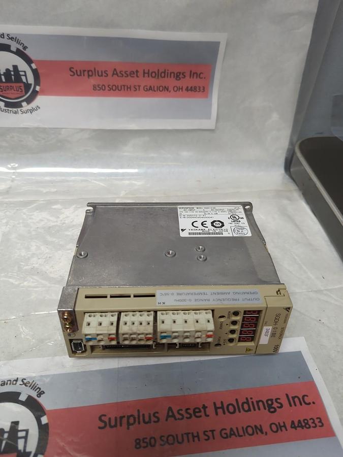 Used YASKAWA,SGDH-01BE,SERVO PACK 100V PRE-OWNED