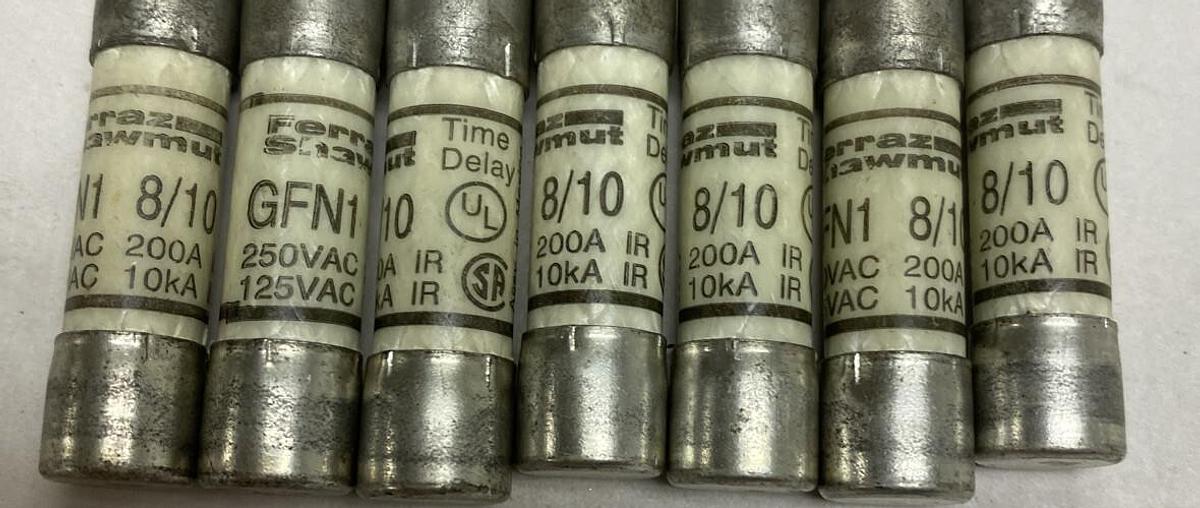 Ferraz Shawmut,GFNA 1-8/10,FUSE 1-8/10 AMP Lot of 7 NOS