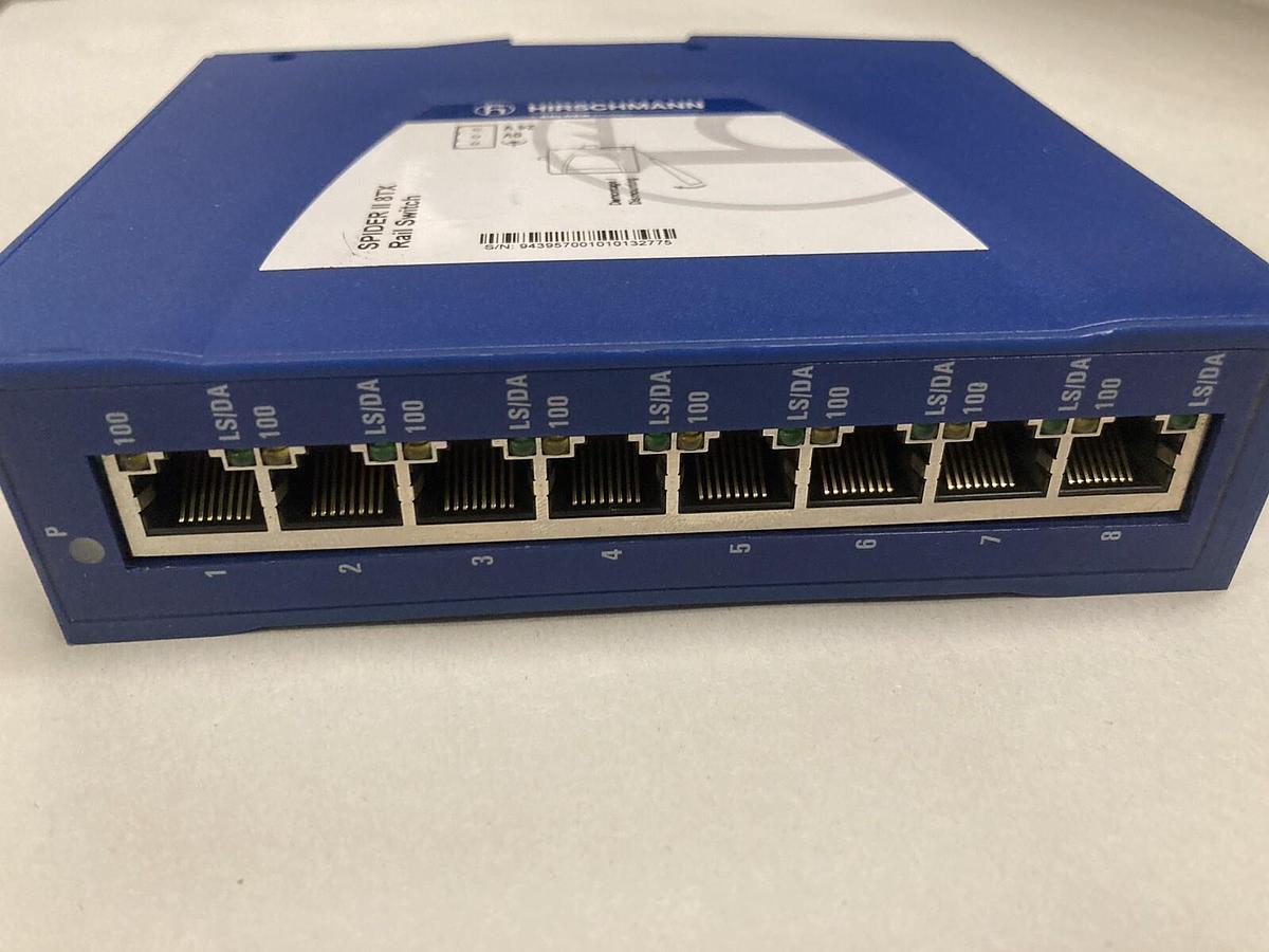 Hirschmann,Spider II 8TX-ECC,Rail Switch