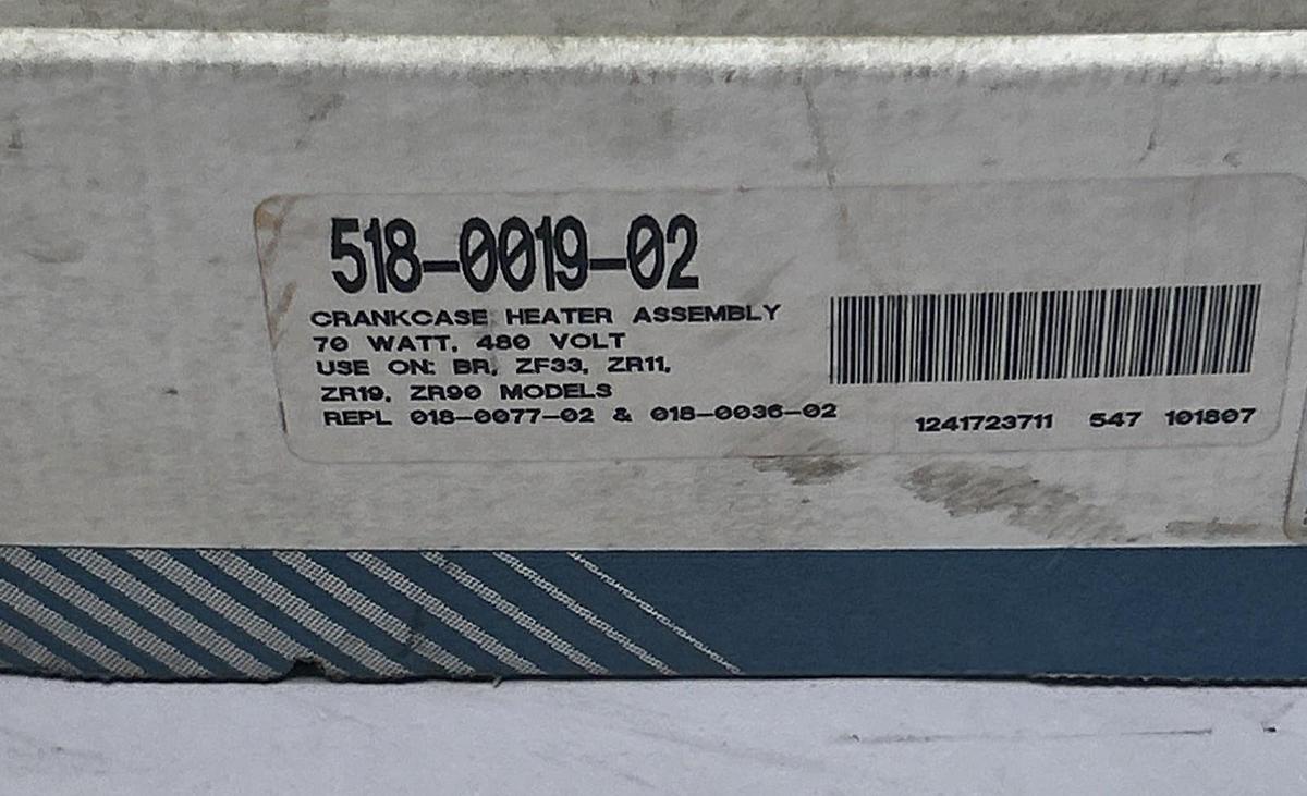 EMERSON,518-0019-02,CRANK CASE HEATER ASSEMBLY NOS