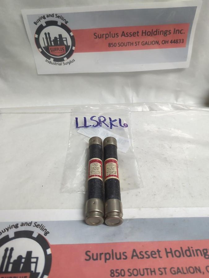 Used LITTELFUSE,LLSRK6,CURRENT-LIMITING 6 AMP FUSE LOT OF 2 PRE-OWNED