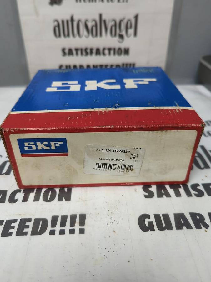 SKF,FY 1.3/4 TF/VA228,FLANGE MOUNT BEARING 4-BOLT BASE NOS