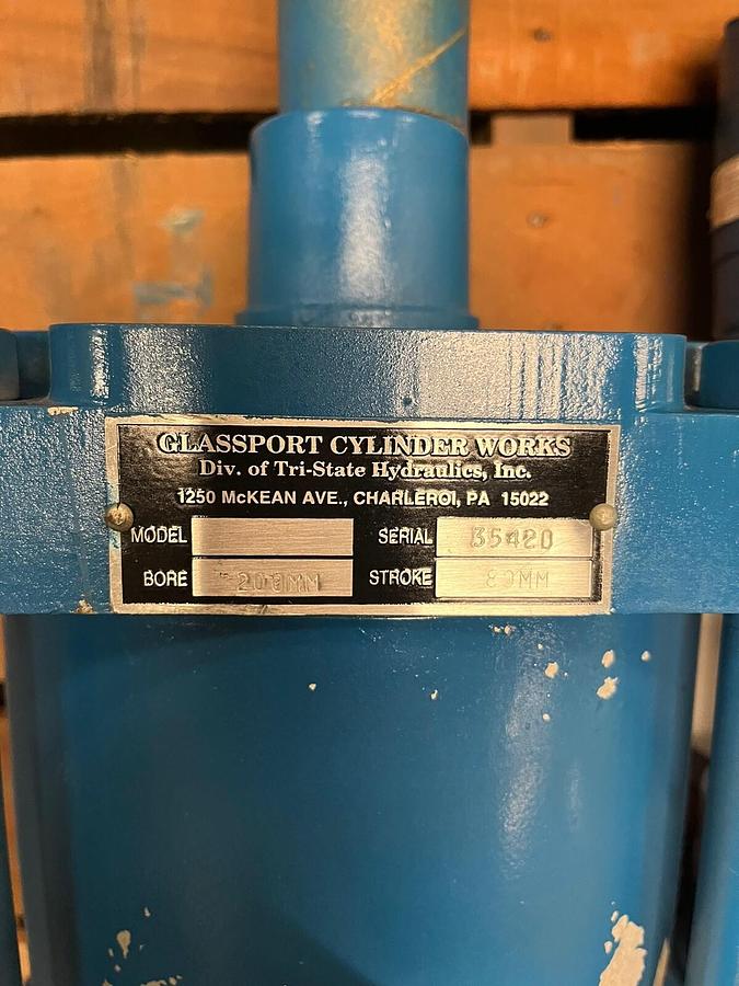 Glassport,35420,Pneumatic Cylinder 200MM Bore Stroke 80MM