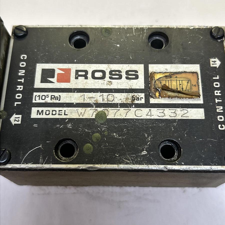 Used ROSS,W7077C4332,SOLENOID VALVE