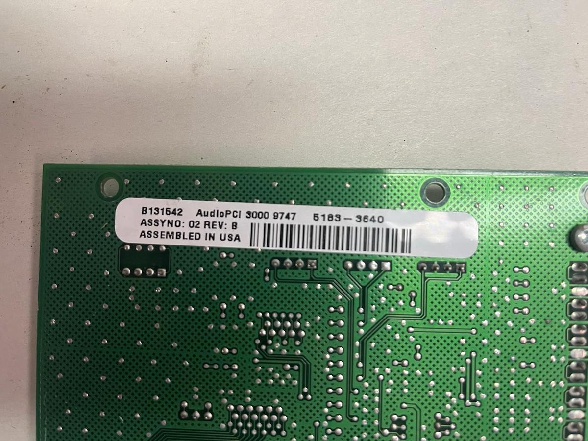 Used FC,3000,AUDIO PCI SOUND CARD