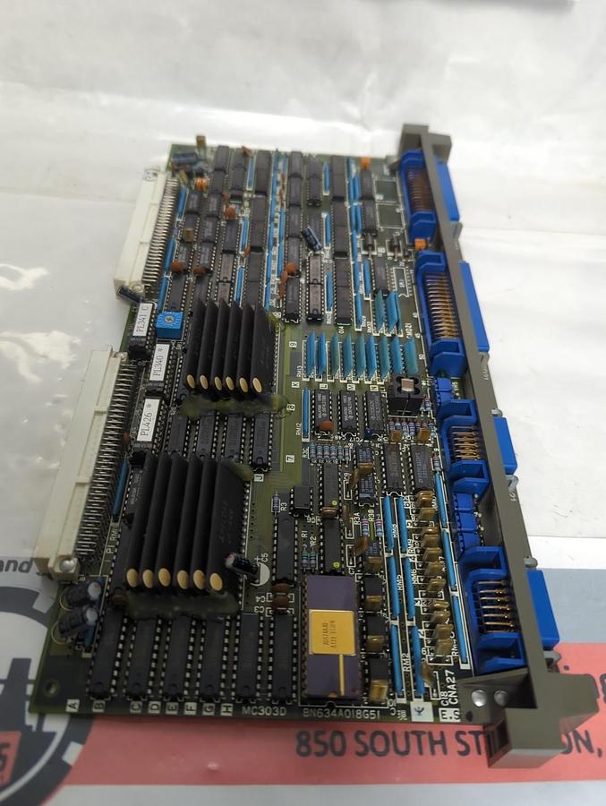 Used MITSUBISHI,BN634A018G51,CIRCUIT BOARD MC303 PRE-OWNED