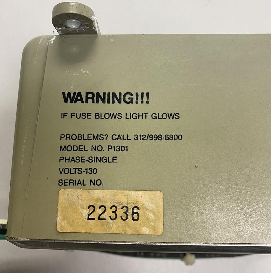 Used Psytronics,P1301,Transient Voltage Surge Suppressor