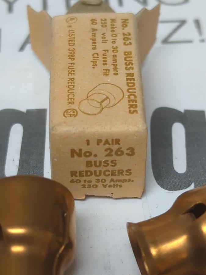 COOPER BUSSMANN,263,FUSE REDUCERS SET 60 TO 30 AMP 250V 2-PC. SET