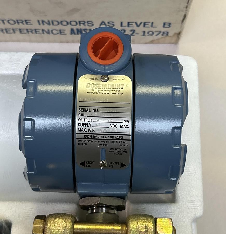 ROSEMOUNT,1151DP3E12B2,PRESSURE DIFFERENTIAL TRANSMITTER NEW