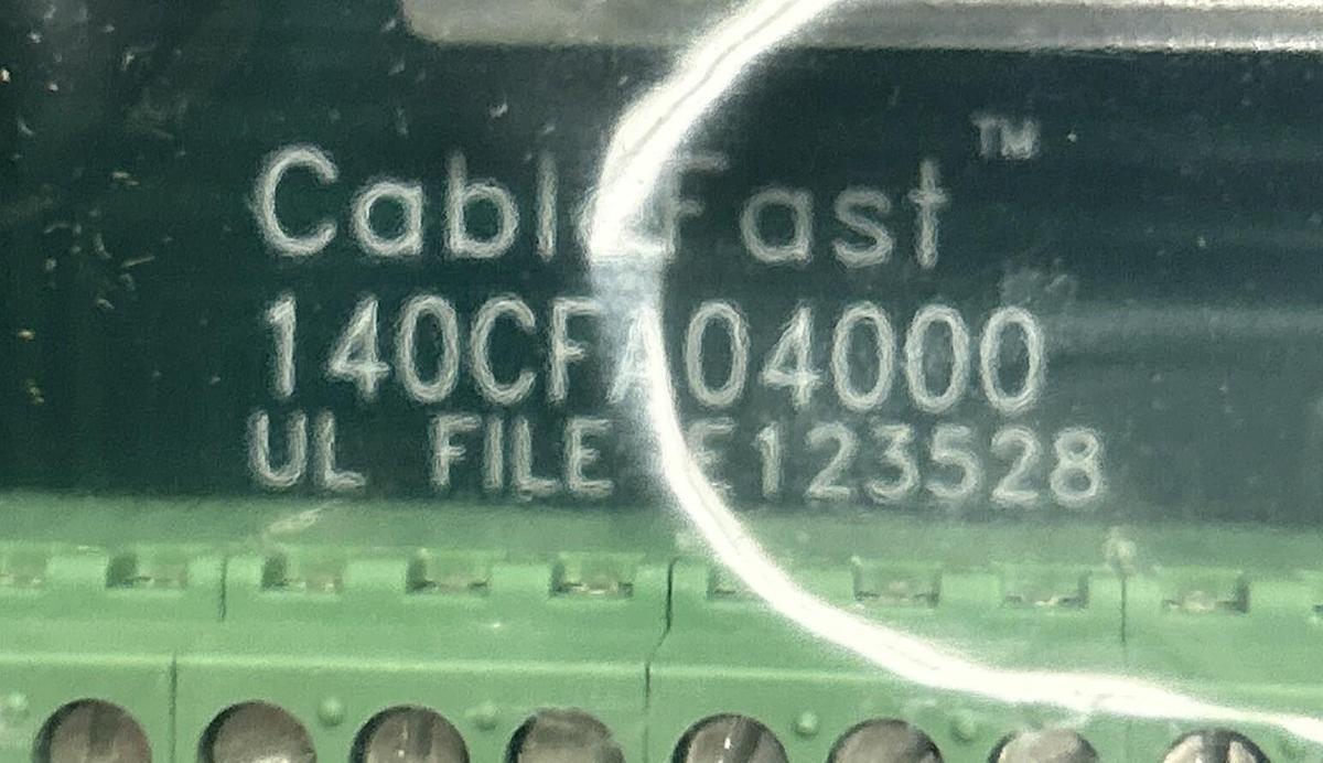 SCHNEIDER ELECTRIC MODICON,140CFA04000,UNIVERSAL WIRING BLOCK NEW