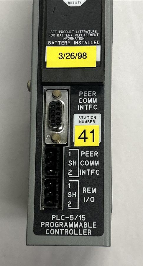 Used ALLEN BRADLEY,1785-LT,PROCESSOR MODULE