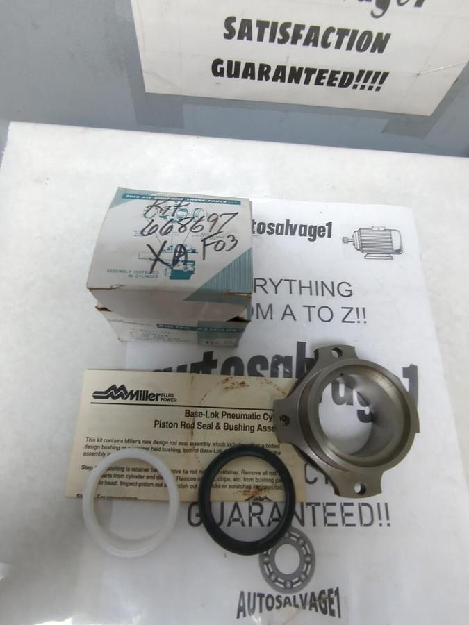 MILLER,051-KR011-175,AIR CYLINDER PISTON ROD SEAL & BOLTED BUSHING ASSY 1-3/4 IN