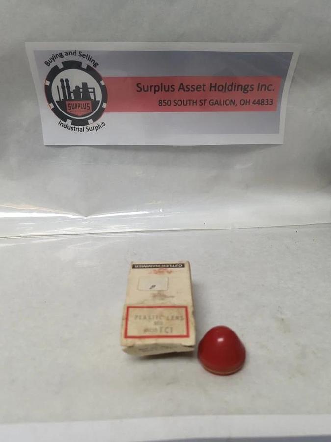 CUTLER-HAMMER,TC1,PLASTIC LENS RED NOS