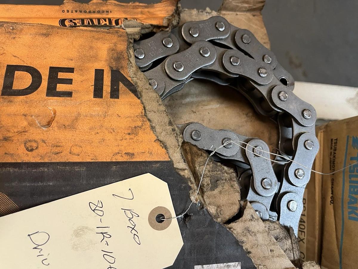 DRIVES,80-1R,ROLLER CHAIN 10FT RIVET