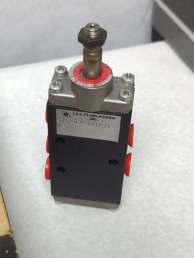 REXNORD-HANNA,375-02-001-33 WF,FOUR WAY VALVE 1/4 INCH NPT PORTS NOS